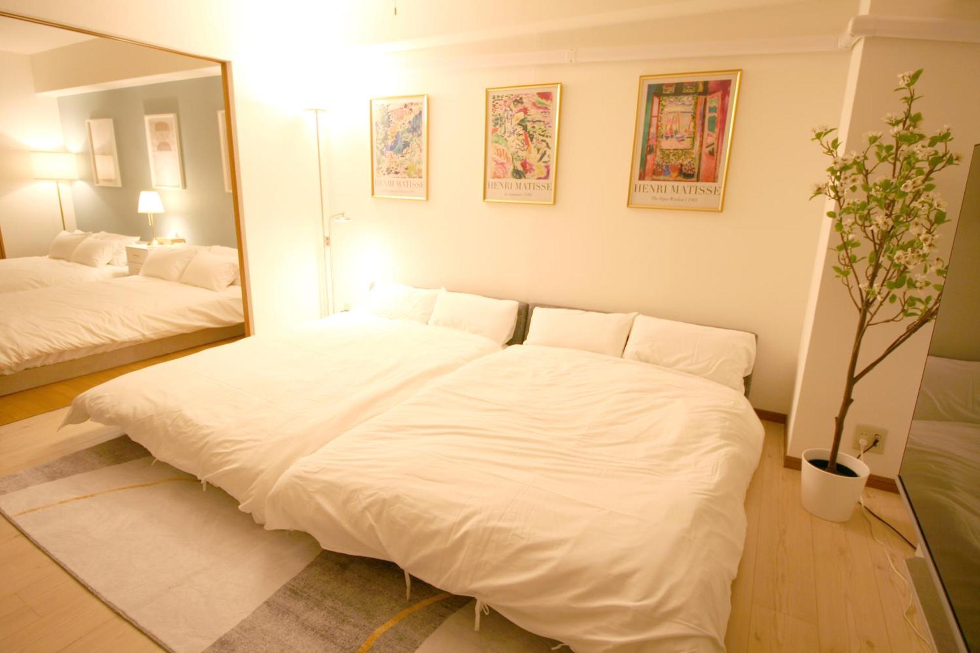 大阪中心街 道頓堀徒歩10分!!! 日本橋駅 徒歩10分 ホテルリネン使用 702 Apartemen Osaka