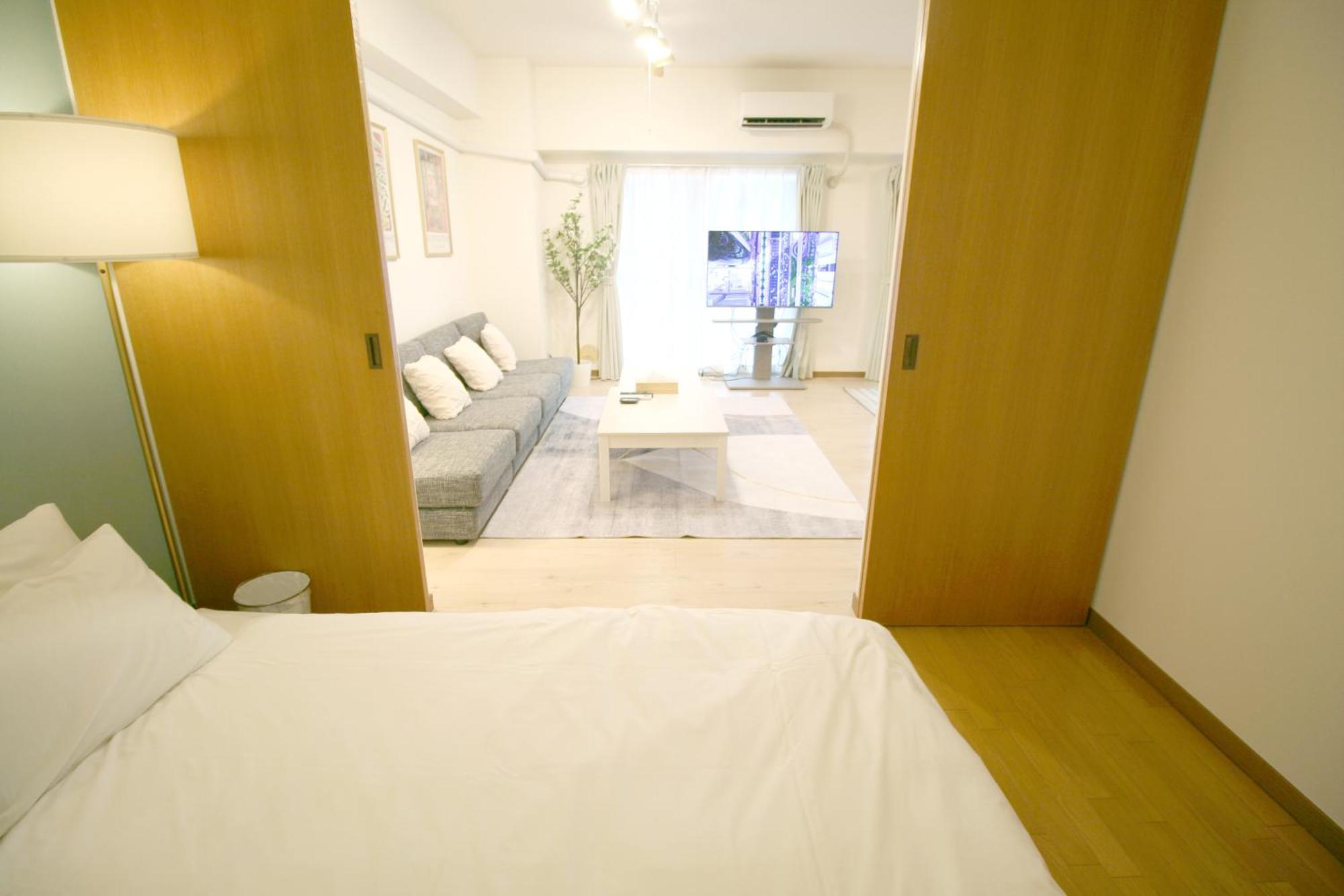 Apartemen 大阪中心街 道頓堀徒歩10分!!! 日本橋駅 徒歩10分 ホテルリネン使用 702 *