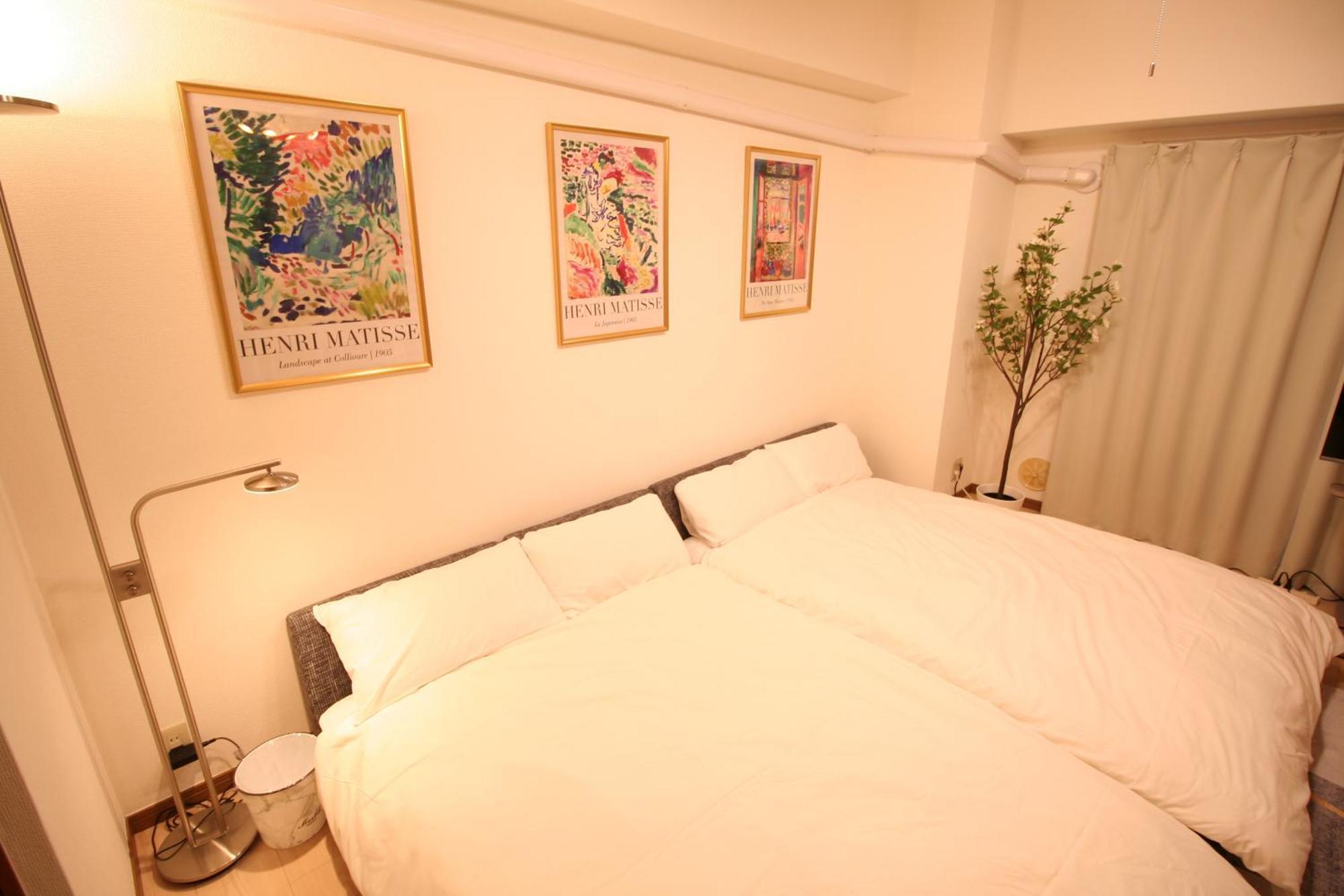 大阪中心街 道頓堀徒歩10分!!! 日本橋駅 徒歩10分 ホテルリネン使用 702 Apartemen Osaka