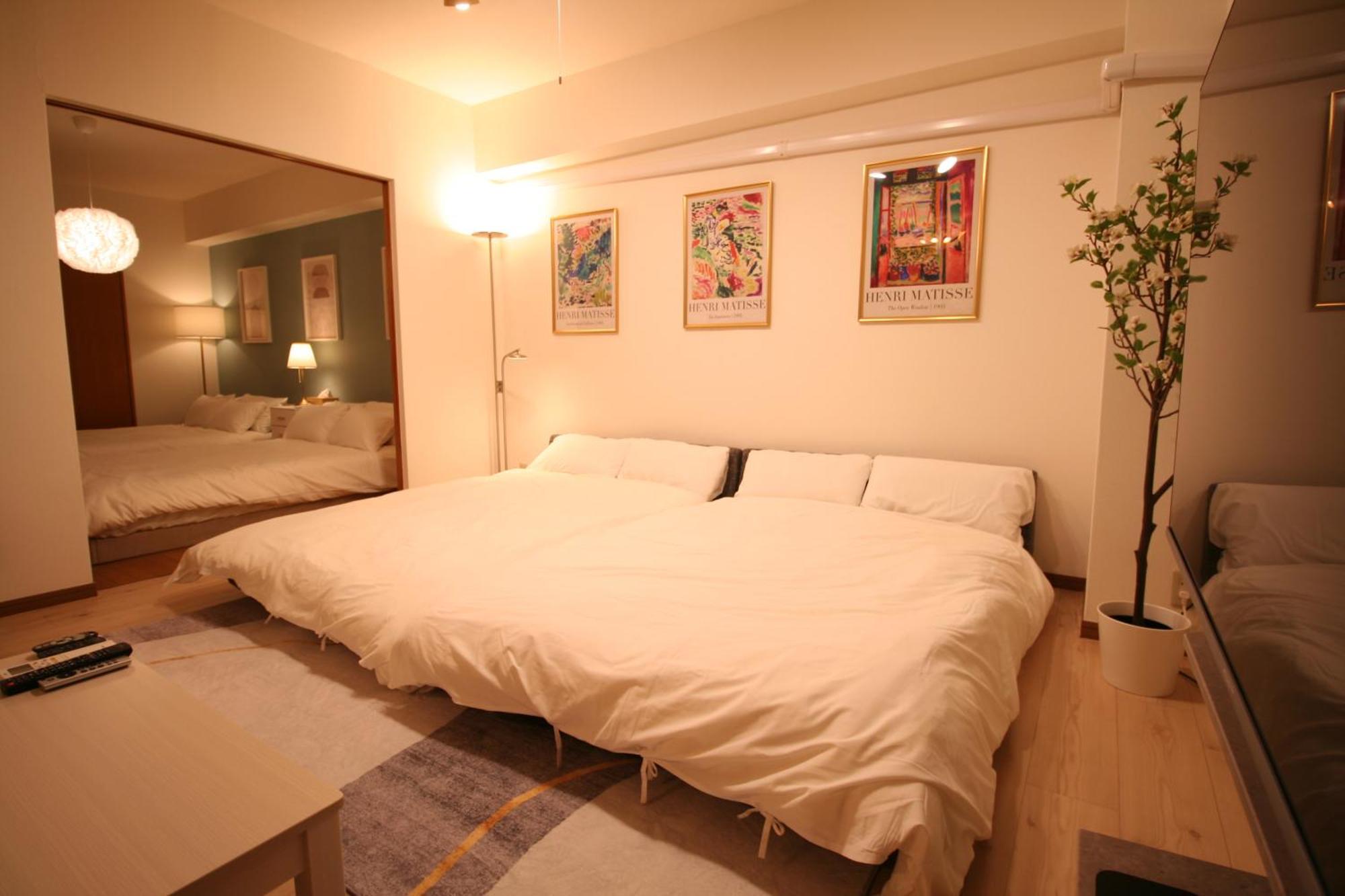 Apartemen 大阪中心街 道頓堀徒歩10分!!! 日本橋駅 徒歩10分 ホテルリネン使用 702 *